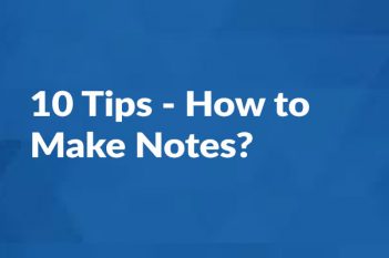 How to make notes
