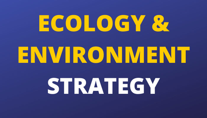 Strategy for Environment- Prelims 2023 