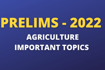 Agriculture Important Topics
